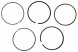 кольца поршневые 4Т 160FMK D60 160см3 двигатель YX160